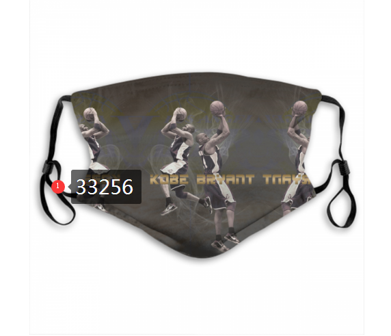 2021 NBA Los Angeles Lakers #24 kobe bryant 33256 Dust mask with filter->nba dust mask->Sports Accessory